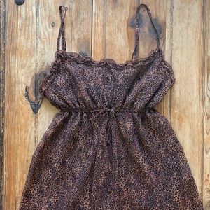 Victoria’s Secret Leopard Print Babydoll Nightie